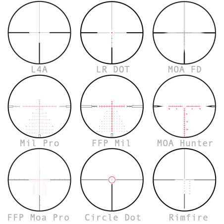 Lunette de tir Hawke Vantage IR 2–7x32 AO 