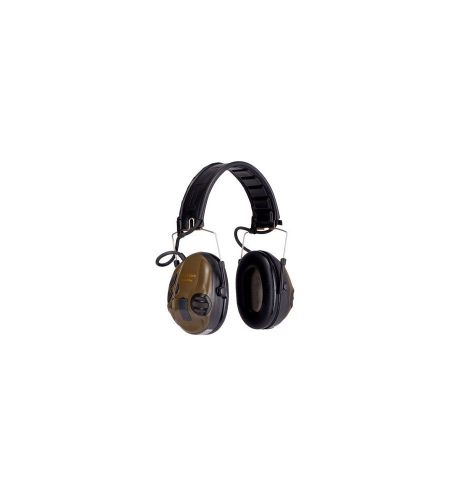 Casque aero Peltor sporttac coquilles vertes/oranges Casque aero Peltor sporttac coquilles vertes/oranges