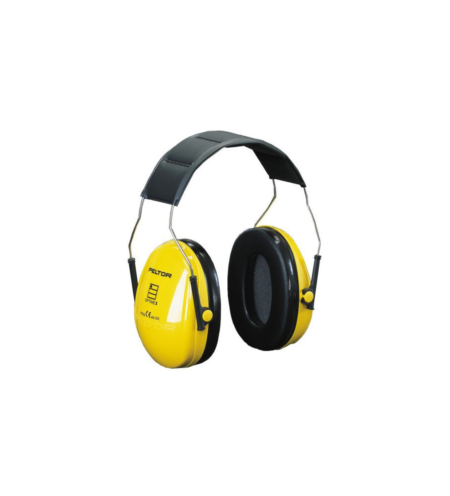 Casque Peltor optime i jaune - serre-tete Casque Peltor optime i jaune - serre-tete