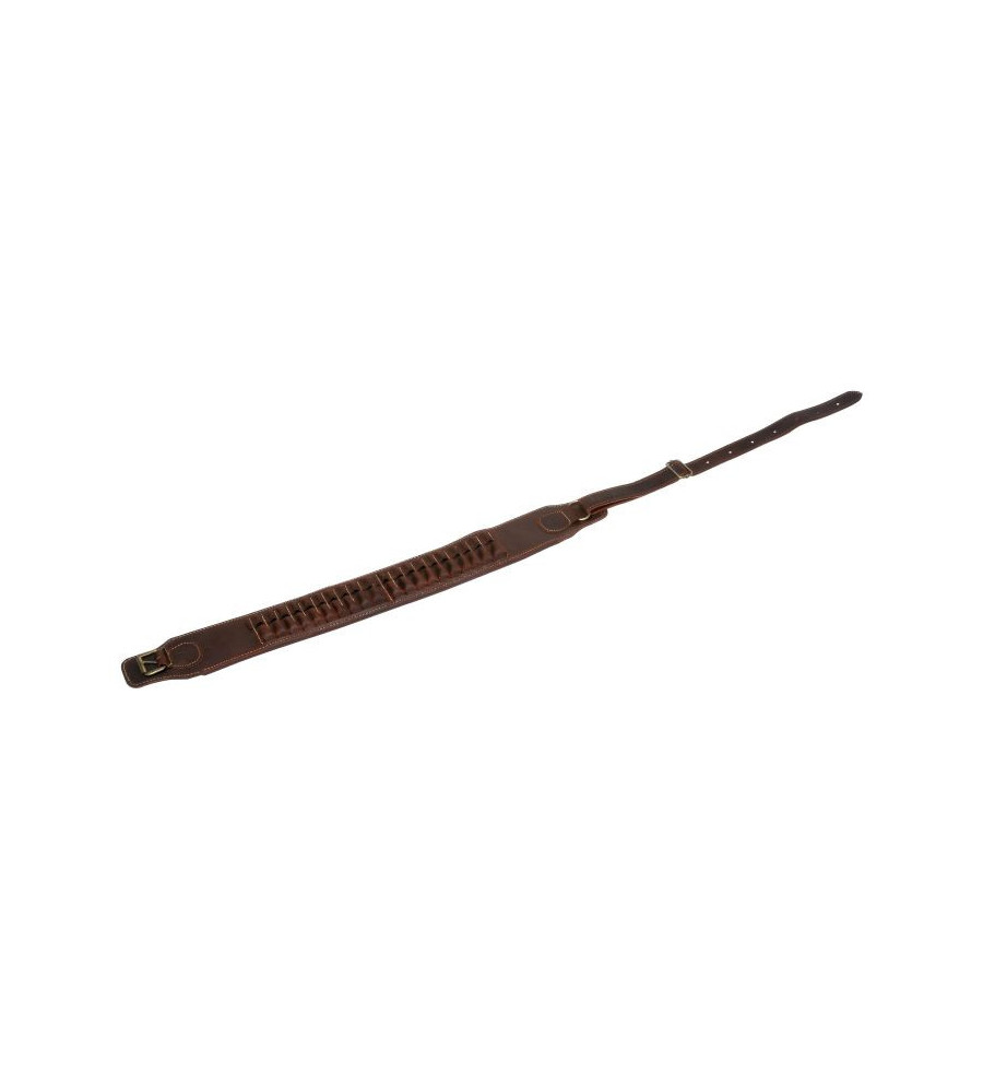 Cartouchière sernay croute grasse vieillie 20 tubes carabine Cartouchière sernay croute grasse vieillie 20 tubes carabine