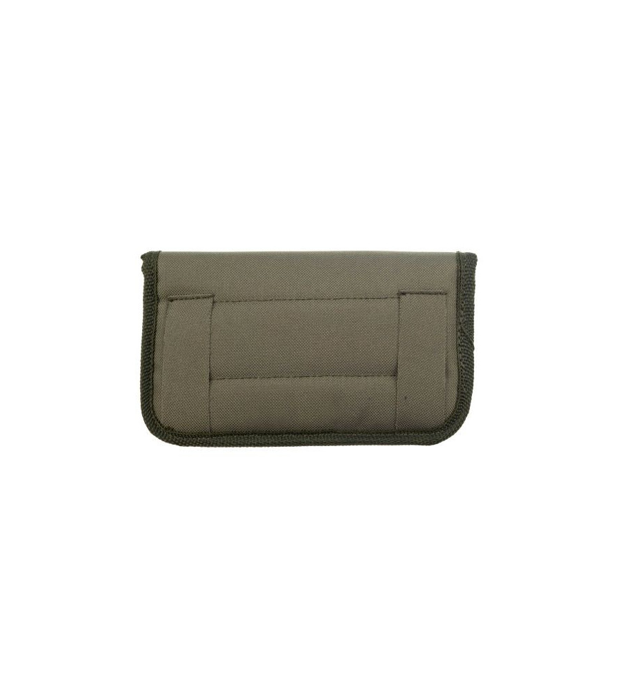 Pochette à balle genet toile verte 10 tubes ecusson sanglier Pochette à balle genet toile verte 10 tubes ecusson sanglier