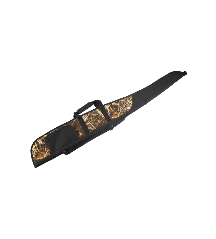 Etui fusil champs avec poche 140 cm camo roseaux Etui fusil champs avec poche 140 cm camo roseaux