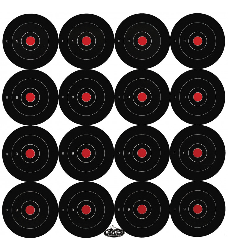Lot de 172 cibles 3'' réactives Dirty Bird 