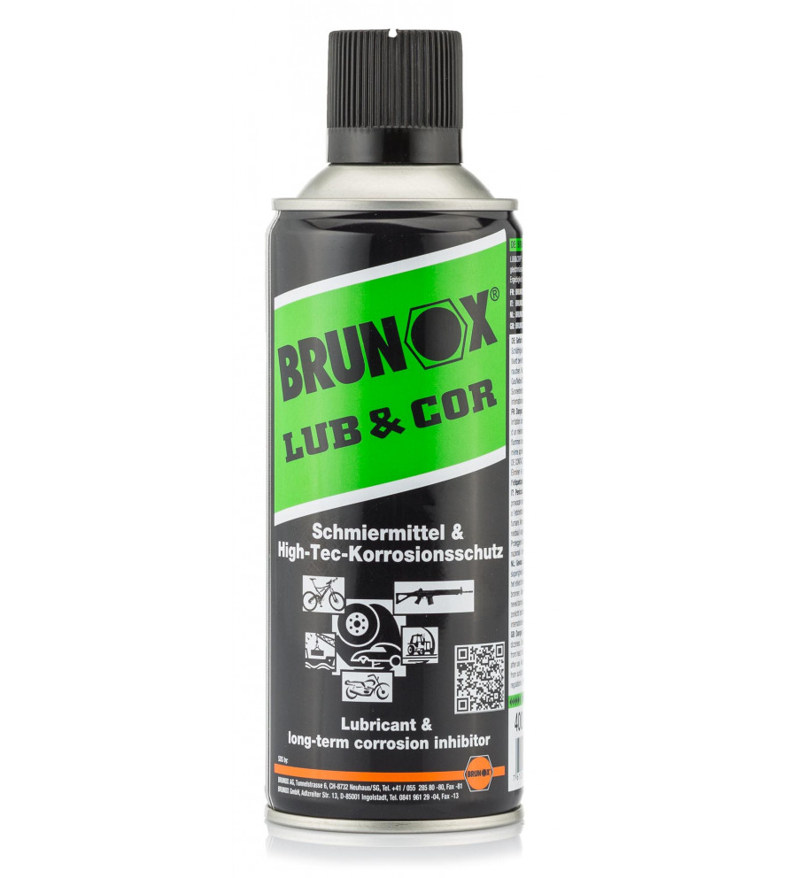 Lubrifiant Lub & Cor en aérosol 400 ml - Brunox Lubrifiant Lub & Cor en aérosol 400 ml - Brunox