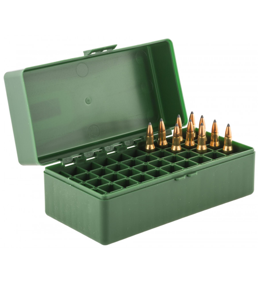 Boîte de rangement 50 munitions cal. 222 / 223 Boîte de rangement 50 munitions cal. 222 / 223
