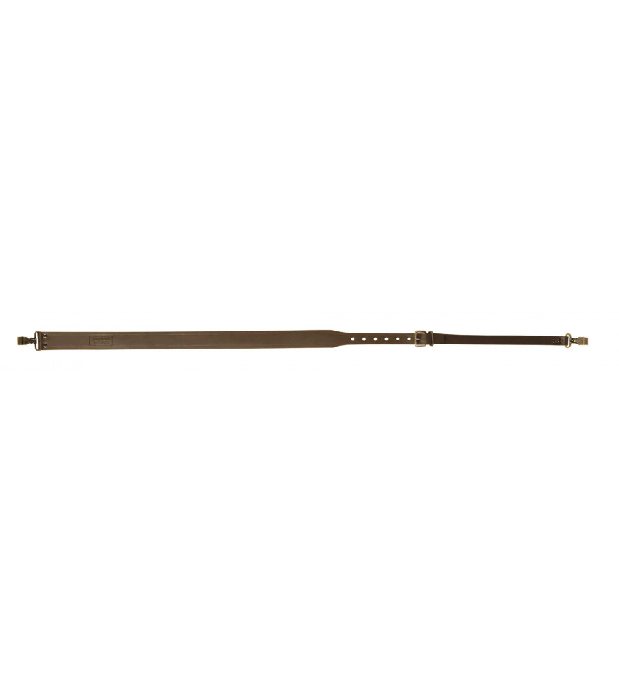 Bretelle fusil en croûte de cuir, mousquetons - Country Sellerie Bretelle fusil en croûte de cuir, mousquetons - Country Sellerie