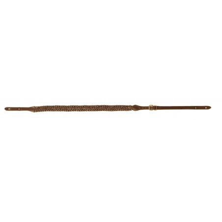 Bretelle fusil croûte tressée 7 brins - Country Sellerie 