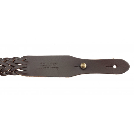 Bretelle fusil croûte tressée 7 brins - Country Sellerie 