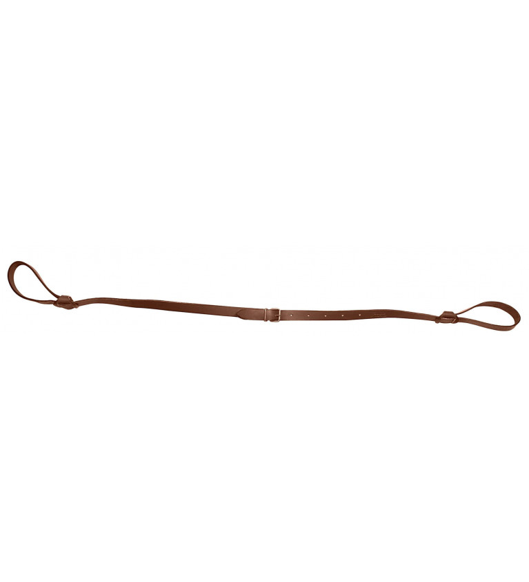 Bretelle cuir pleine fleur double lasso plate - Country Sellerie 
