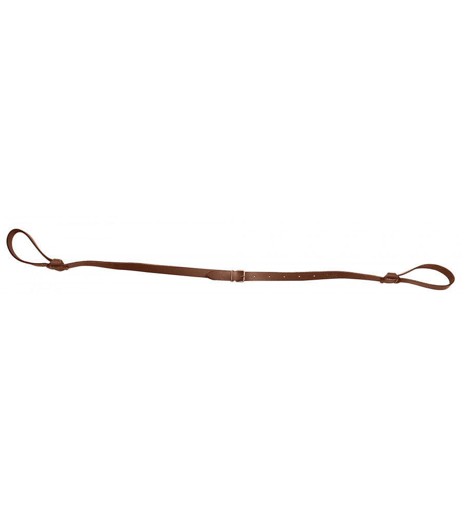 Bretelle cuir pleine fleur double lasso plate - Country Sellerie Bretelle cuir pleine fleur double lasso plate - Country Sellerie