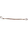Bretelle cuir pleine fleur double lasso plate - Country Sellerie 
