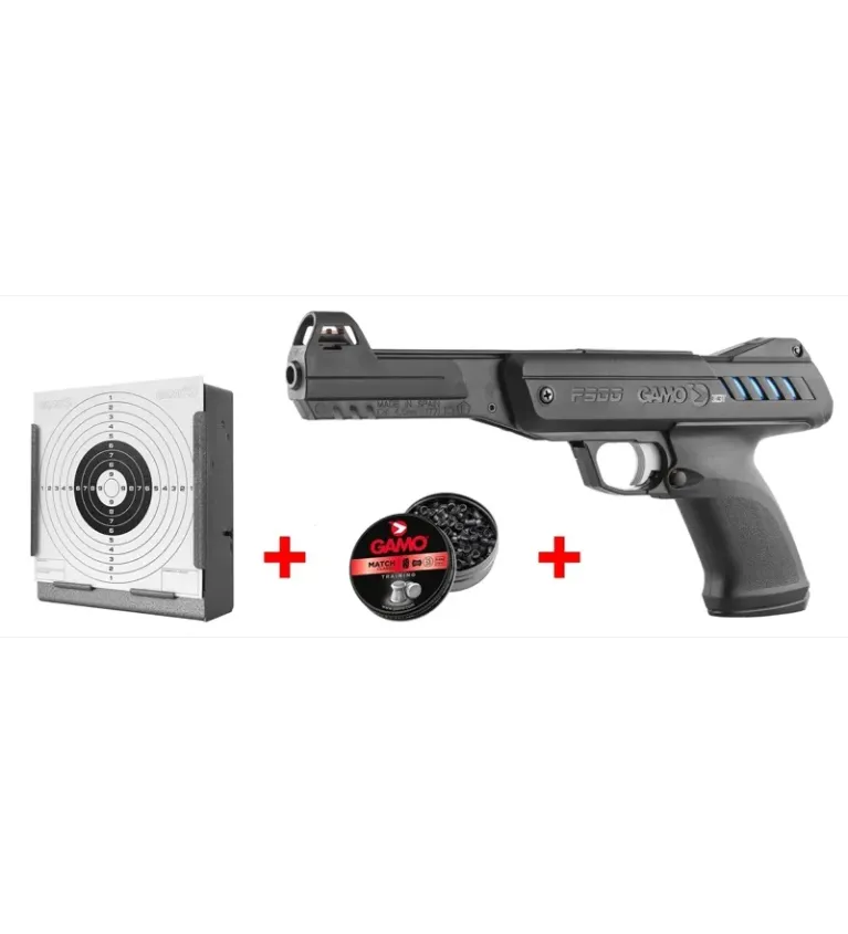 Pistolet GAMO P-900 IGT Gunset noir Cal. 4,5 mm 