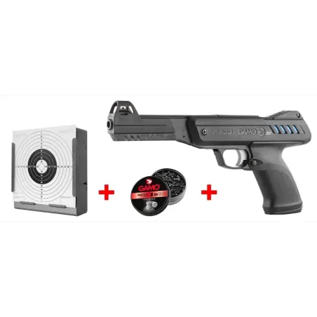 Pistolet GAMO P-900 IGT Gunset noir Cal. 4,5 mm 