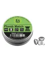 Plombs Match Europ-Arm à tête plate cal. 4,5 mm 