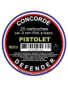 Boîte de 25 cartouches cal. 9 mm PAK à blanc 