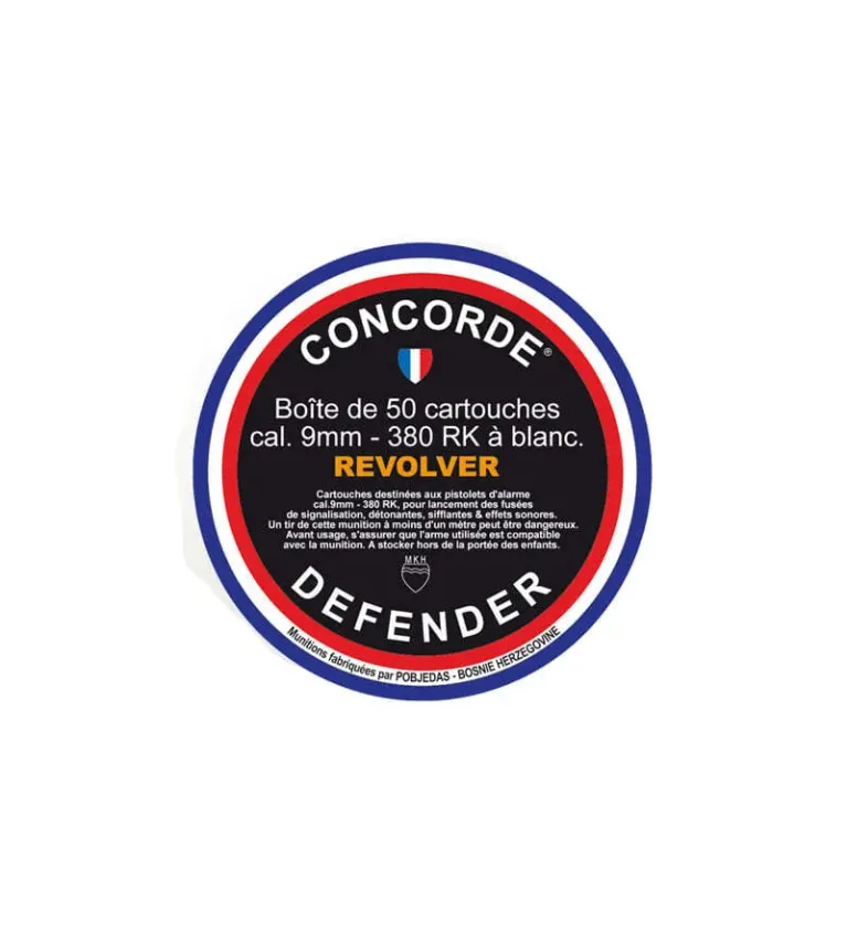 Boîte de 50 cartouches 9 mm à blanc RK 