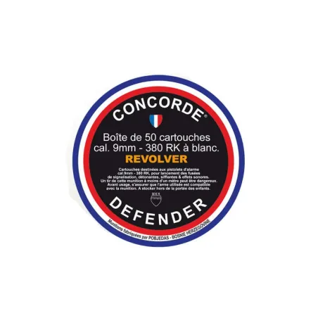 Boîte de 50 cartouches 9 mm à blanc RK 