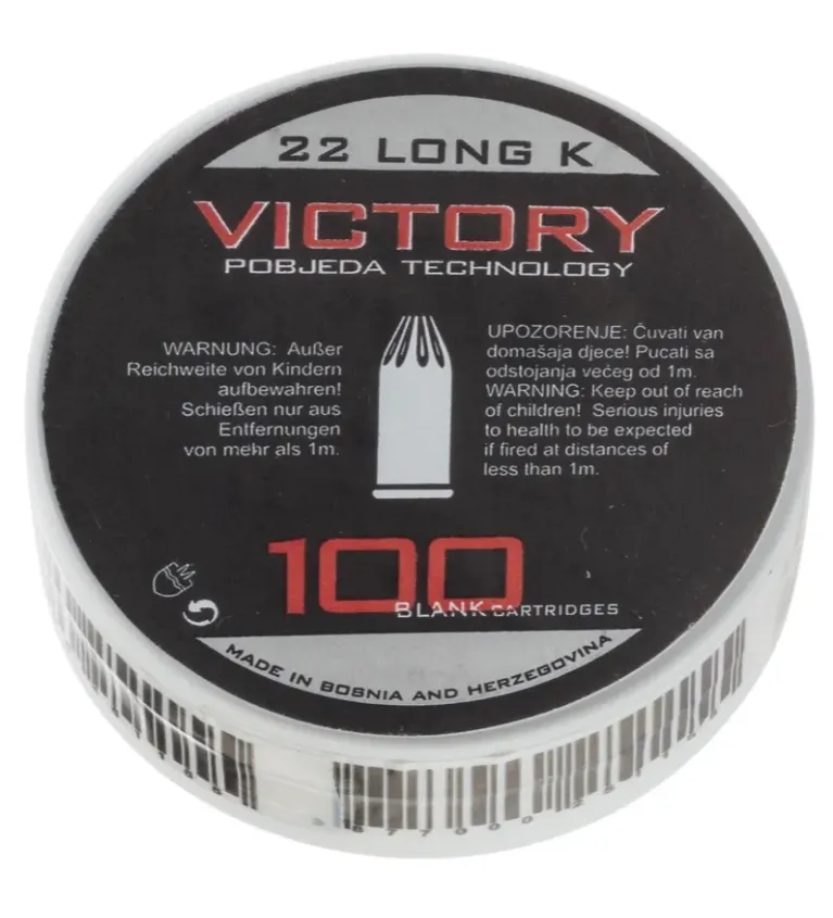 Boîte de 100 cartouches 22 Long K 