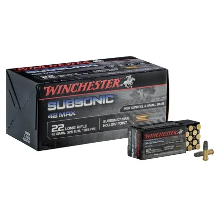 Munitions Subsonic cal. 22 LR 42 grains 