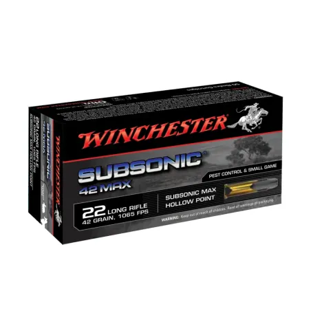 Munitions Subsonic cal. 22 LR 42 grains 