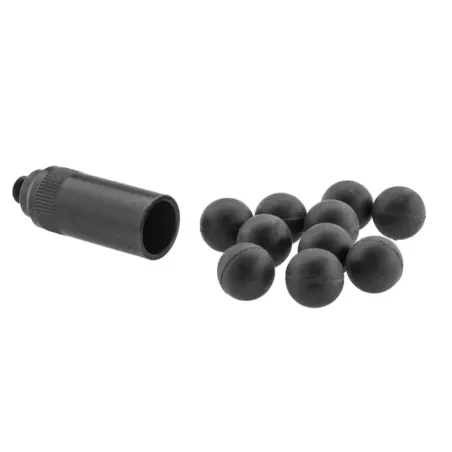 Adaptateur pour armes d'alarme + 10 projectiles Self Gomm calibre 18 mm 