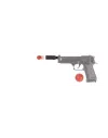Adaptateur pour armes d'alarme + 10 projectiles Self Gomm calibre 18 mm 