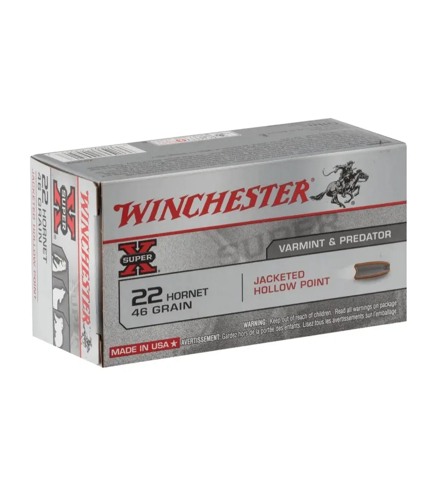 Balles de chasse Winchester Cal. 22 Hornet