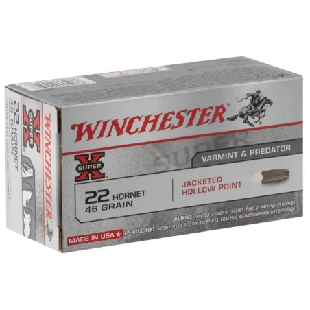 Balles de chasse Winchester Cal. 22 Hornet 