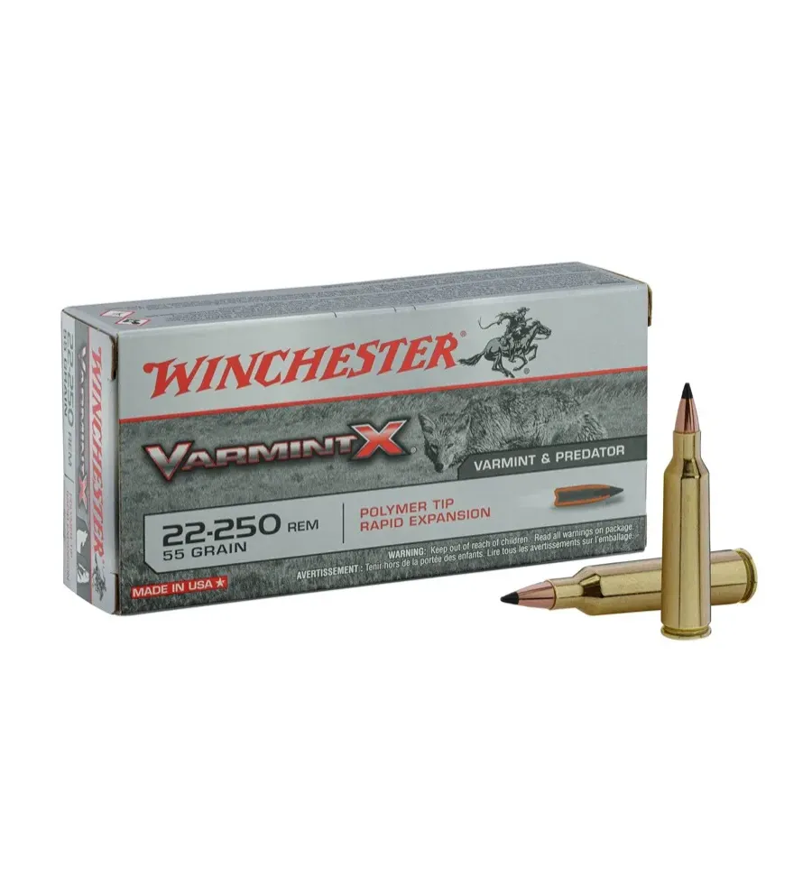 Balles de chasse Winchester Cal. 22-250 REM Balles de chasse Winchester Cal. 22-250 REM