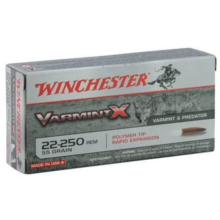 Balles de chasse Winchester Cal. 22-250 REM  