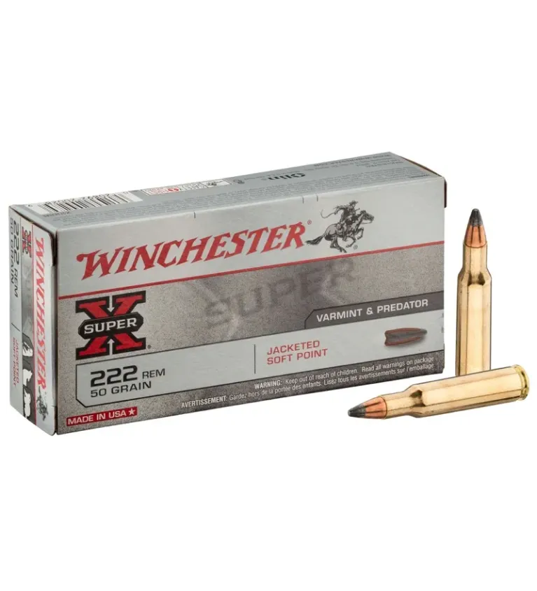 Balles de chasse Winchester Cal. 222 REM 