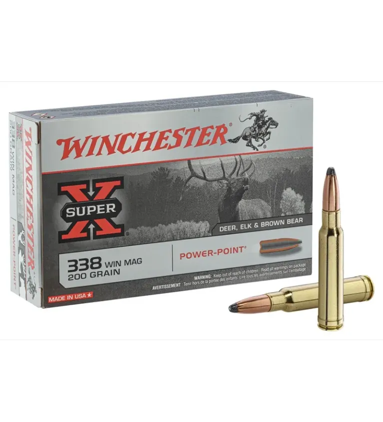 Balles de chasse Winchester Cal. 338 Win 