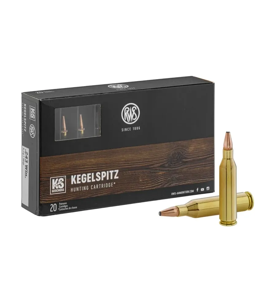 Balles de chasse RWS Cal. 243 WIN type KS Balles de chasse RWS Cal. 243 WIN type KS