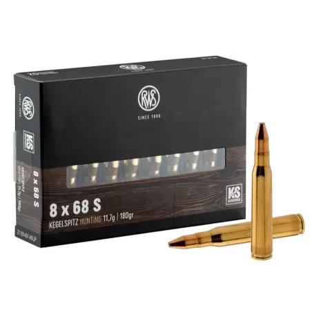 Balles de chasse RWS Cal. 8x68 s type DK-KS 180 gr 