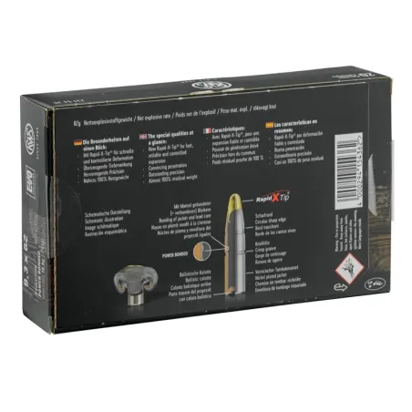 Balles de chasse RWS Cal. 9,3x62 type KS-TMR-UNI-DK-EVO  