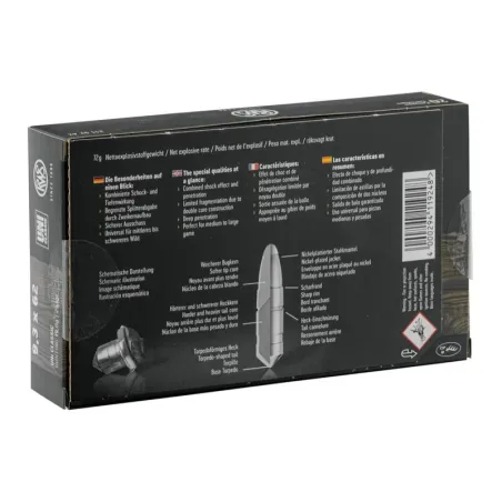 Balles de chasse RWS Cal. 9,3x62 type KS-TMR-UNI-DK-EVO  