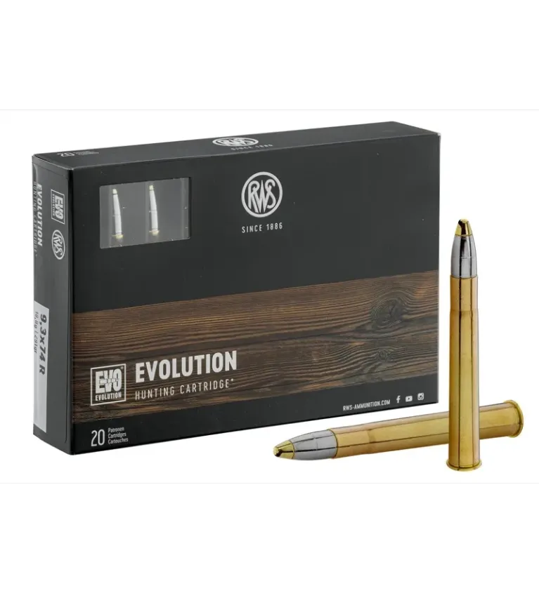 Balles de chasse RWS Cal. 9,3x74r type TMR-KS-UNI-DK-EVO  