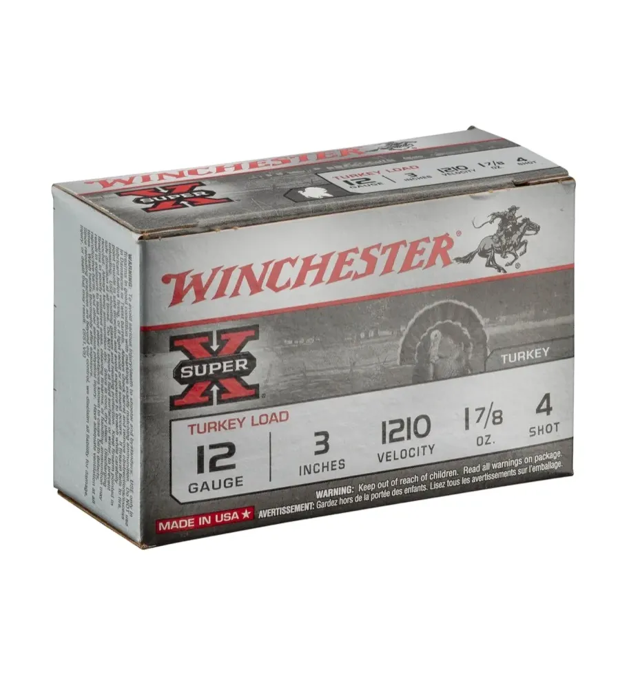 Cartouches Winchester Super X Turkey plomb cuivré - 12/76 Cartouches Winchester Super X Turkey plomb cuivré - 12/76