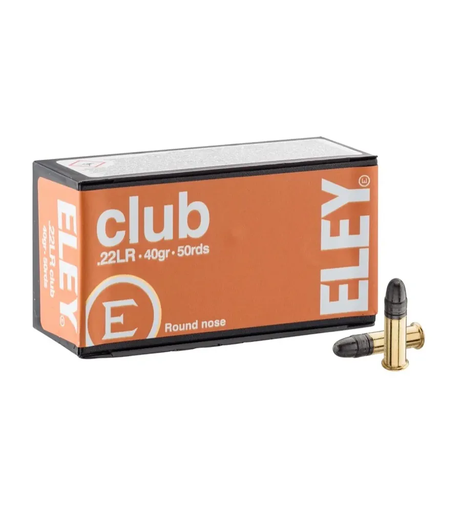Cartouches Eley Club cal. 22 LR 