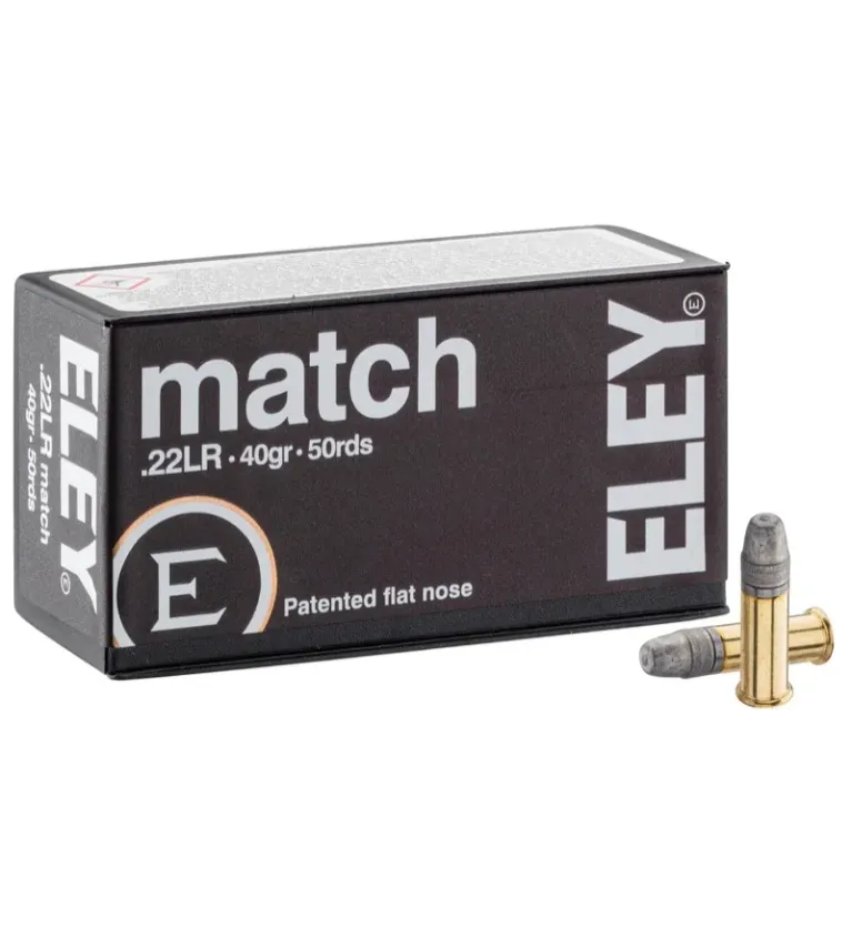 Cartouches Eley Match cal. 22 LR 