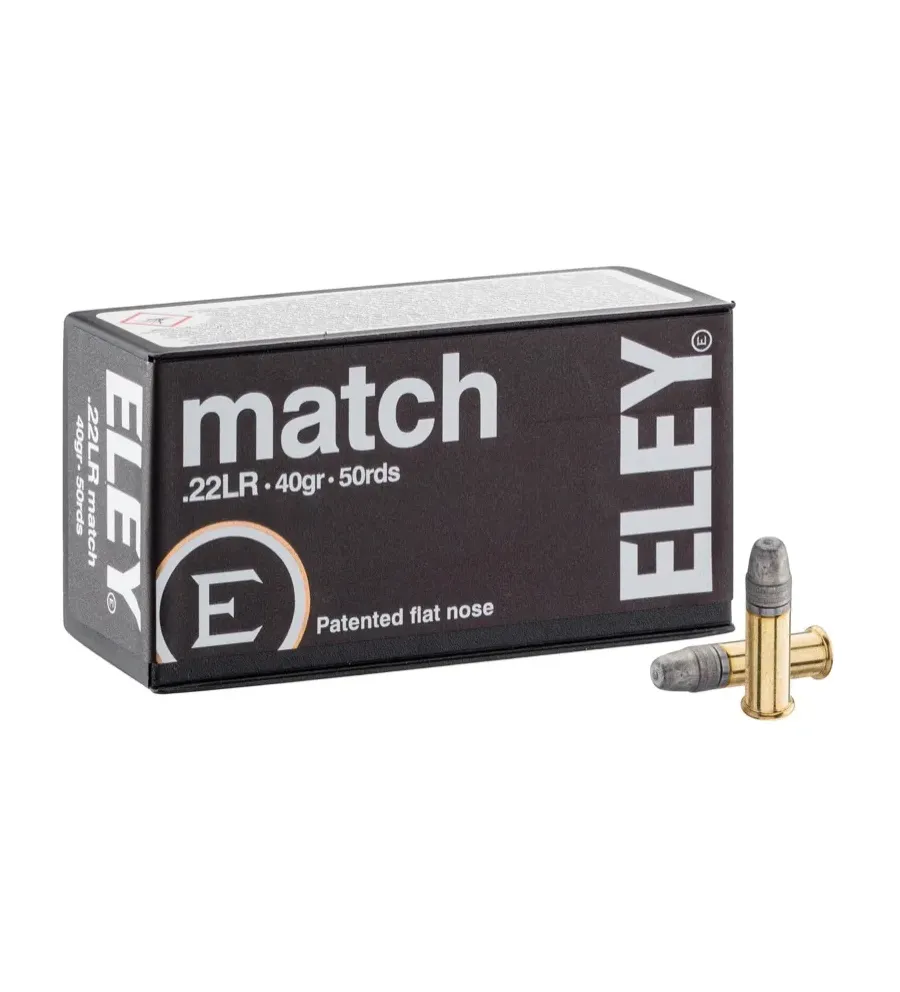 Cartouches Eley Match cal. 22 LR Cartouches Eley Match cal. 22 LR