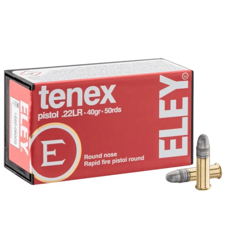 Cartouches Eley Tenex Pistol cal. 22 LR 