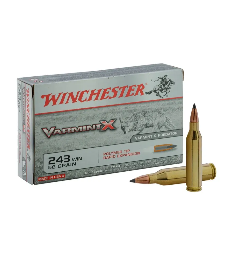Balles de chasse Winchester Calibre 243 WIN Balles de chasse Winchester Calibre 243 WIN