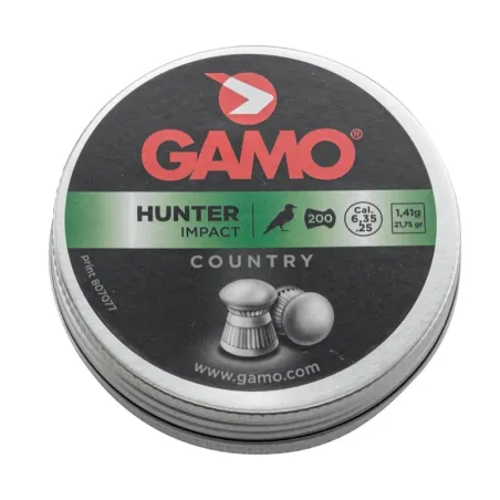 Plombs Hunter tête ronde cal. 6,35  mm 