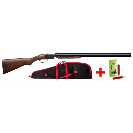 Fusil pliant monocoup Yildiz Cal. 410-76 + Fourreau + 10 Cartouches 
