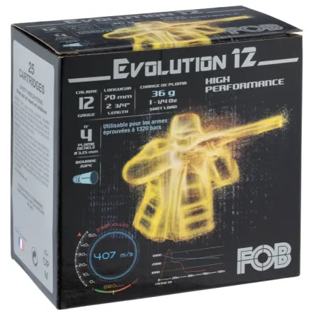 Cartouches Fob Evolution 12 - Cal. 12/70  