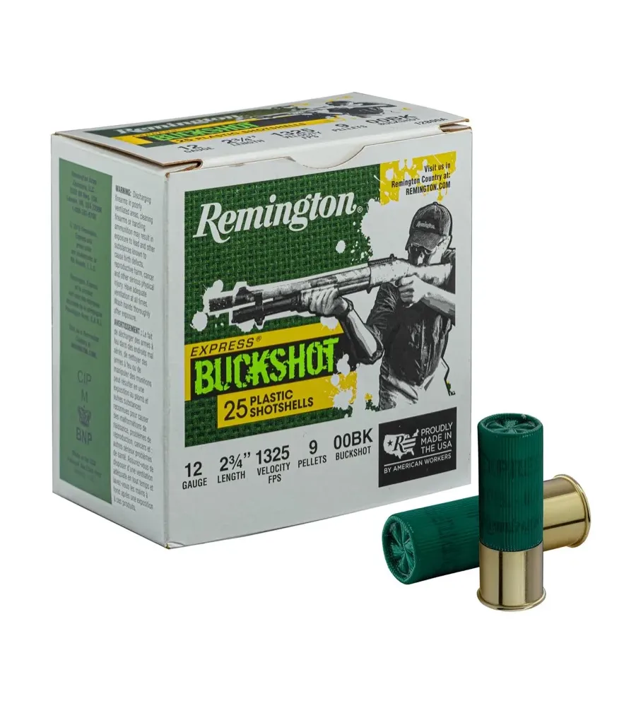 Cartouches Remington Chevrotines - Cal. 12/70  