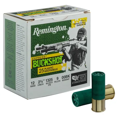 Cartouches Remington Chevrotines - Cal. 12/70  