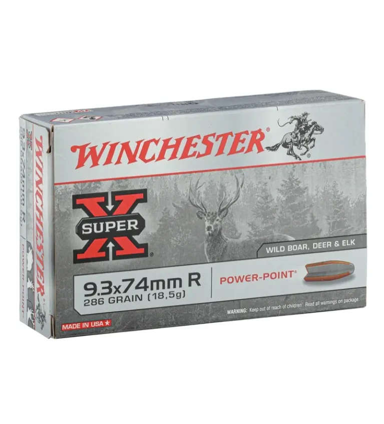 Balle de chasse Winchester 9.3 x 74 