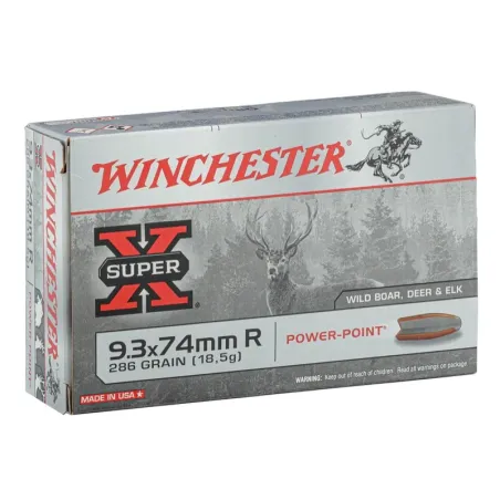 Balle de chasse Winchester 9.3 x 74 